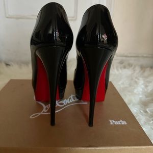 Christian Louboutin Black and Red Heels